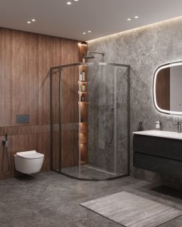 Душевой уголок CEZARES MOLVENO-RH-2-120/90-C-GM-IV